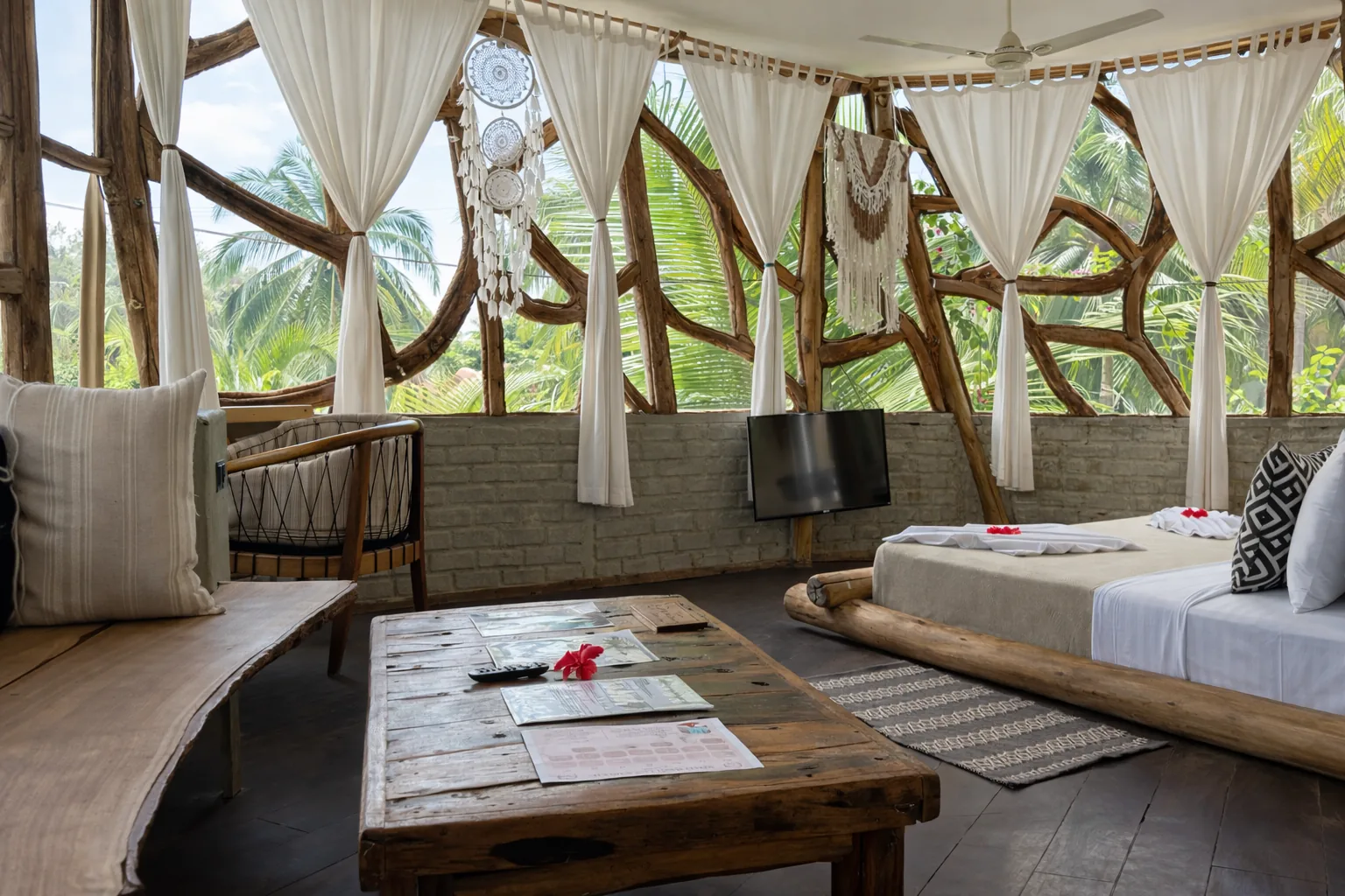 Interior detail of the Tree House