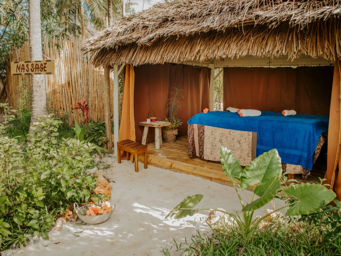 Massage and spa amid the lush gardens of El Nido